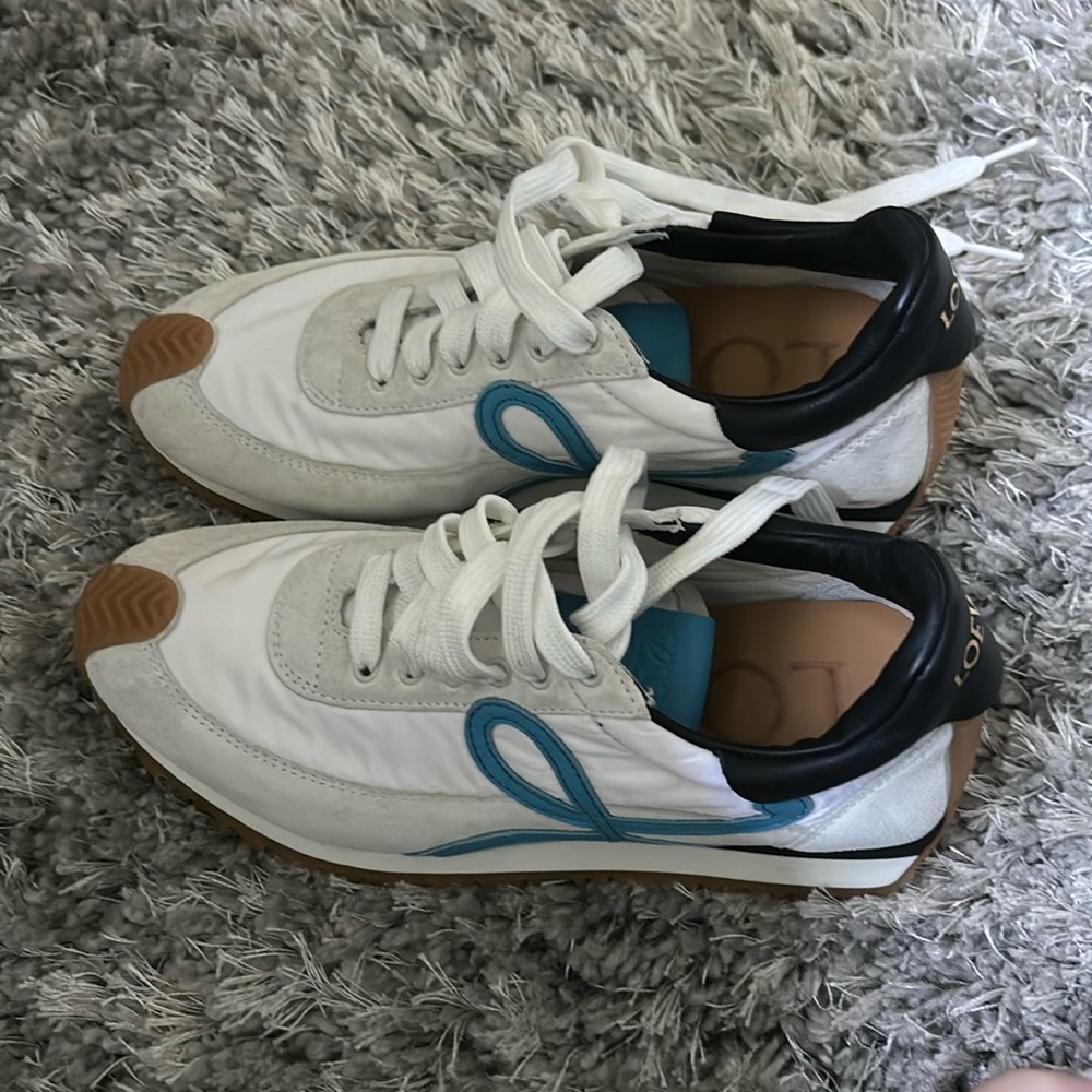 Brand NEW Loewe x Paulas Ibiza Flow Runner Nylon amp Leather LowTop Sneakers